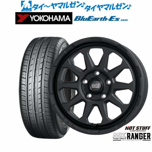 ホットスタッフ マッドクロス レンジャー 16インチ 7.0J ヨコハマ BluEarth-ES ブルーアースイーエス ES32 205/65R16 サマータイヤ ホイ