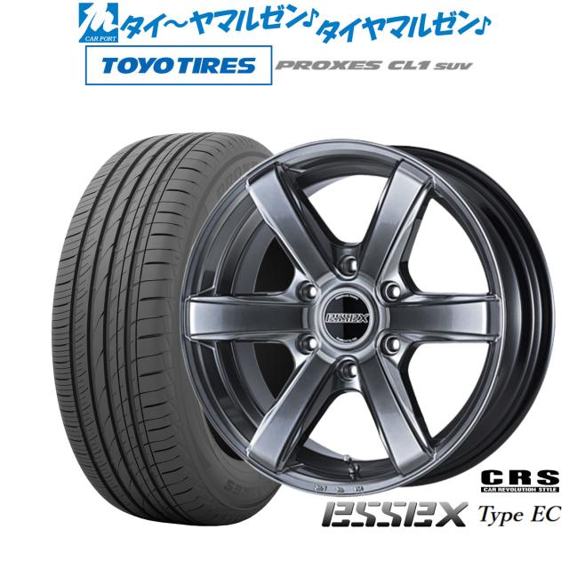 CRS ESSEX エセックス EC-17 17インチ 6.5J トーヨータイヤ プロクセス PROXES CL1 SUV 215/60R17 サマータイヤ ホイール4本セットの通販は