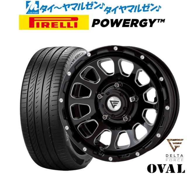 4本セット DELTAFORCE OVAL 17x8.0J 6/139.7 +20 BSM YOKOHAMA