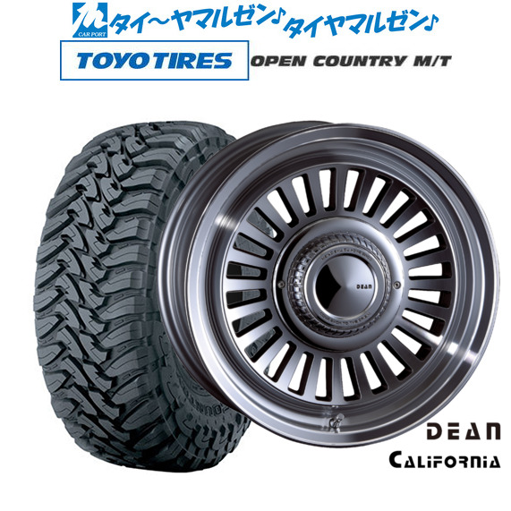 DEAN CALIFORNIA 17インチ 7.5J +20 6-139.7 マットブラック 4本セット クリムソン ディーン カリフォルニア CRIMSON プラド ハイラックス等 17インチ 6穴 139.7 7.5J クリムソン