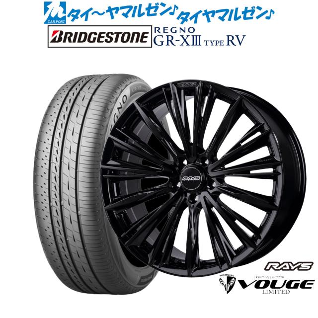レイズ ベルサス ストラテジーア CRAFT COLLECTION ヴォウジェ 2223LIMITED 19インチ 8.0J ブリヂストン REGNO レグノ GR-XIII(GR-X3) TYPE RV 245/40R19 サマータイヤ ホイール4本セット