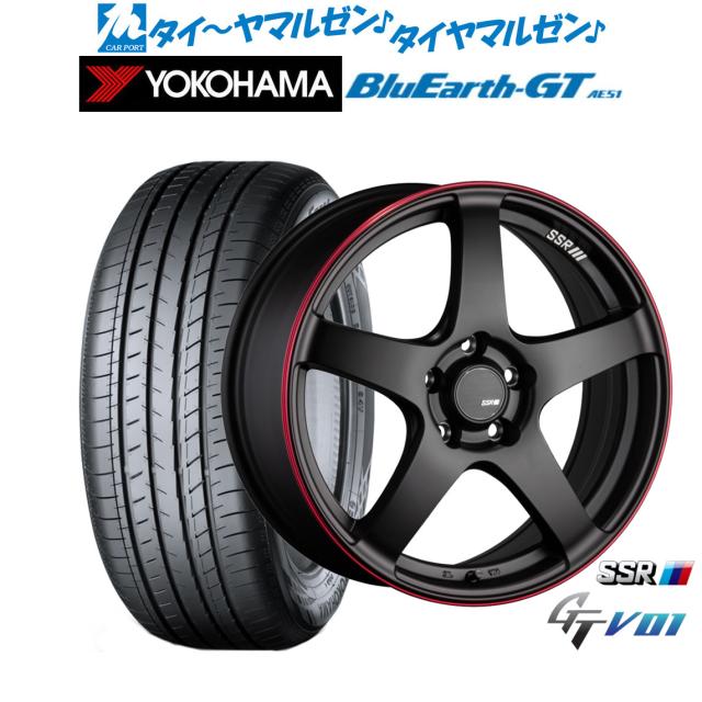 タナベ SSR GT V01 18インチ 8.5J ヨコハマ BluEarth ブルーアース GT (AE51) 215/40R18 サマータイヤ ホイール4本セット 142,500円