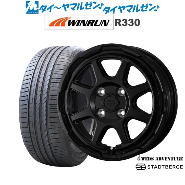 ウェッズ アドベンチャー スタットベルク 15インチ 4.5J WINRUN ウインラン R330 165/50R15 サマータイヤ ホイール4本セット