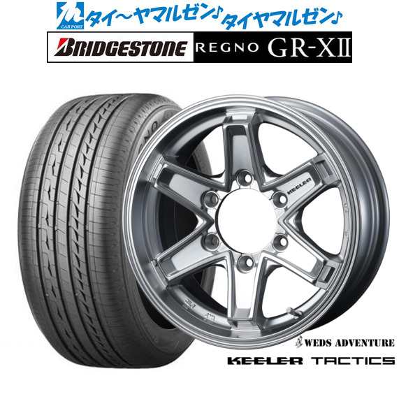 ウェッズ アドベンチャー キーラータクティクス 15インチ 6.0J ブリヂストン REGNO レグノ GR-XII 215/65R15 サマータイヤ ホイール4本セ