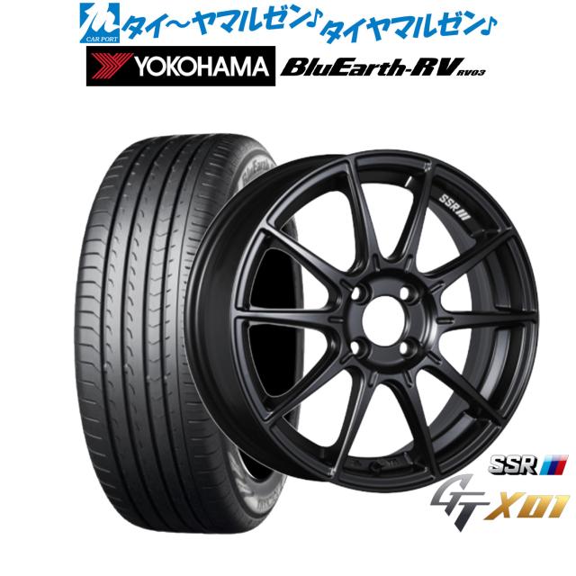 タナベ SSR GT X01 17インチ 7.0J ヨコハマ BluEarth ブルーアース RV03(RV-03) 205/50R17 サマータイヤ ホイール4本セット