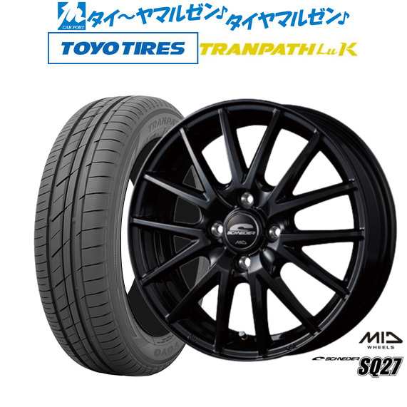 MID シュナイダー SQ27 13インチ 4.0J トーヨータイヤ トランパス LuK 155/65R13 サマータイヤ ホイール4本セット