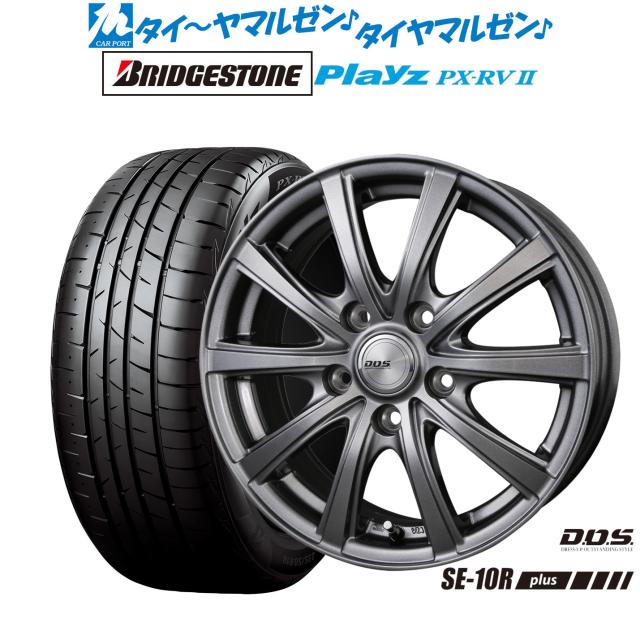 BADX D,O,S(DOS) SE-10R plus 16インチ 6.5J ブリヂストン PLAYZ プレイズ PX-RVII 215/65R16 サマータイヤ ホイール4本セット