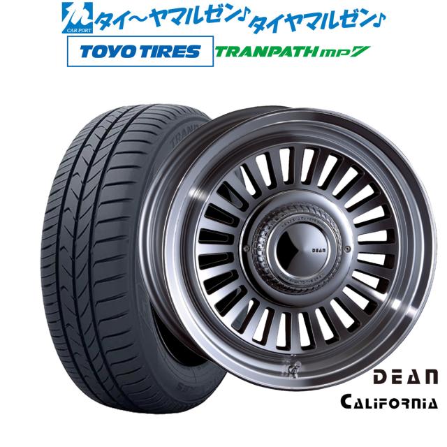 クリムソン ディーン カリフォルニア 16インチ 6.5J トーヨータイヤ トランパス TRANPATH mp7 215/65R16 サマータイヤ ホイール4本セット