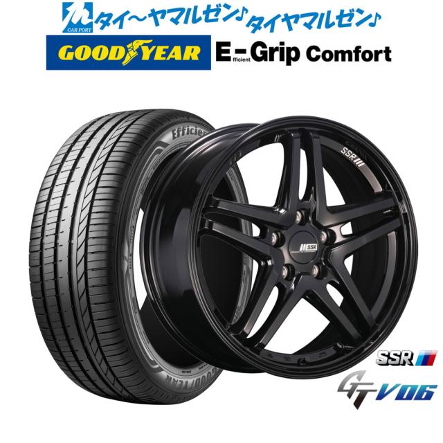 タナベ SSR GT V06 18インチ 8.0J グッドイヤー エフィシエント グリップ コンフォート 245/50R18 サマータイヤ ホイール4本セット