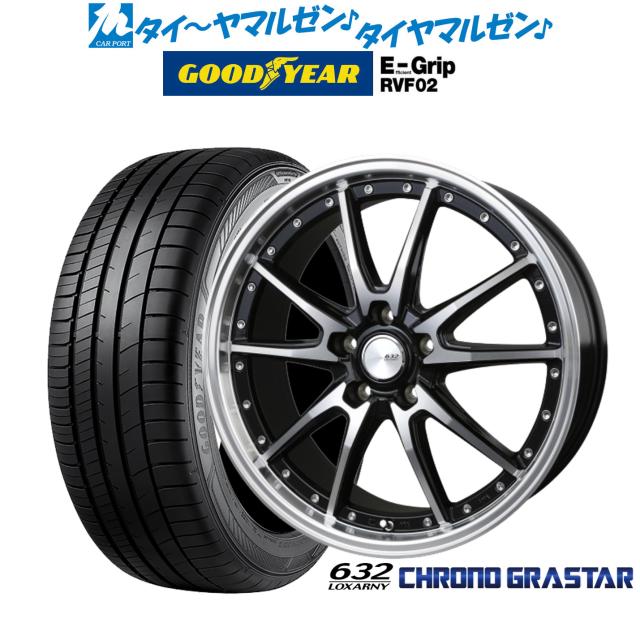 BADX ロクサーニ クロノグラスター 20インチ 8.5J グッドイヤー エフィシエント グリップ RVF02 245/40R20 サマータイヤ ホイール4本セット