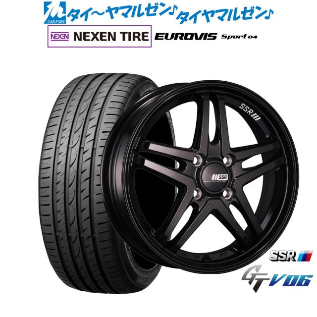 タナベ SSR GT V06 17インチ 7.0J NEXEN ネクセン ロードストーン ユーロビズ Sport 04 205/55R17 サマータイヤ ホイール4本セット