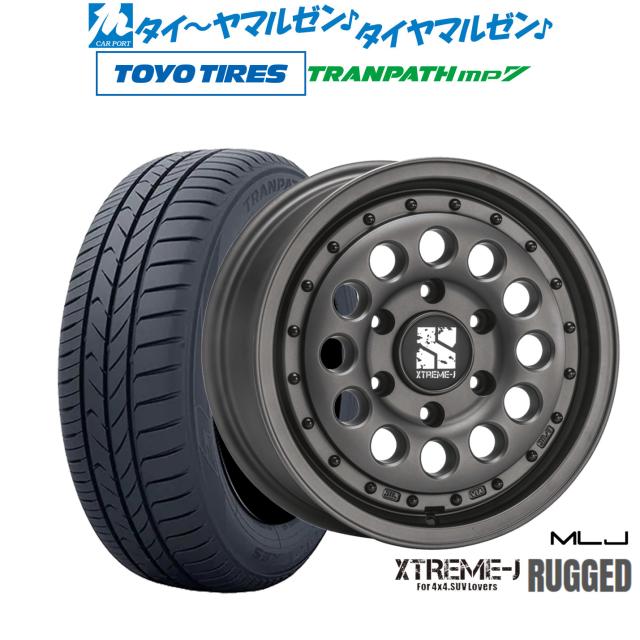 MLJ エクストリーム ラギッド 16インチ 6.5J トーヨータイヤ トランパス TRANPATH mp7 215/70R16 サマータイヤ ホイール4本セット