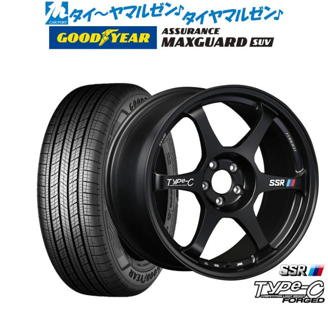 タナベ SSR Type-C FORGED 18インチ 8.5J グッドイヤー アシュアランス マックスガード SUV 235/55R18 サマータイヤ ホイール4本セットの通販は