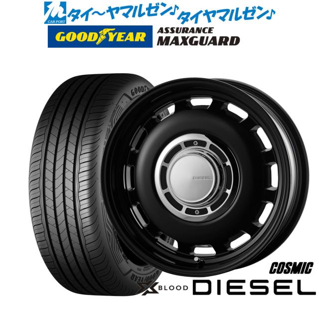 コスミック クロスブラッド ディーゼル 15インチ 6.0J グッドイヤー