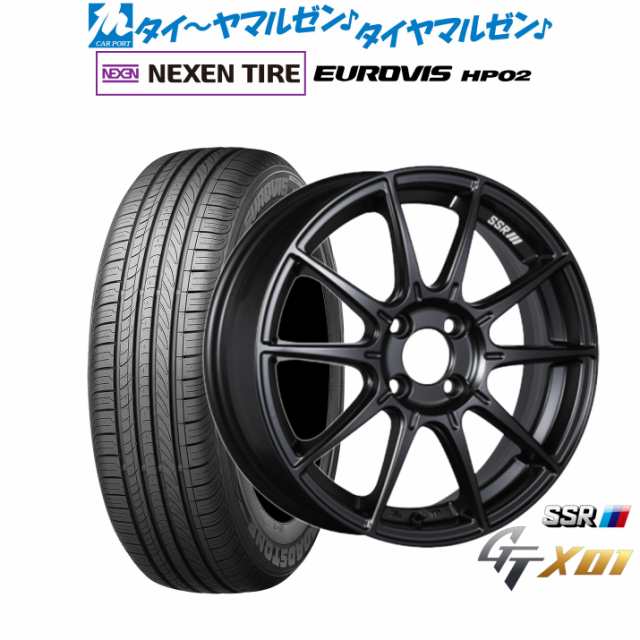 タナベ SSR GT X01 15インチ 6.0J NEXEN ネクセン ロードストーン ユーロビズ HP02 175/65R15 サマータイヤ ホイール4本セット