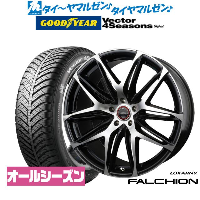 BADX ロクサーニ ファルシオン 18インチ 7.5J グッドイヤー VECTOR ベクター 4Seasons ハイブリッド  215/45R18 オールシーズンタイヤ ホイール4本セットの通販は