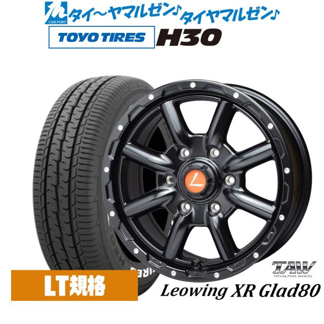 トライアルファ レオウイング クロスグラッド80(XR Glad80) 16インチ 6.5J トーヨータイヤ TOYO H30 215/65R16 サマータイヤ ホイール4本セット