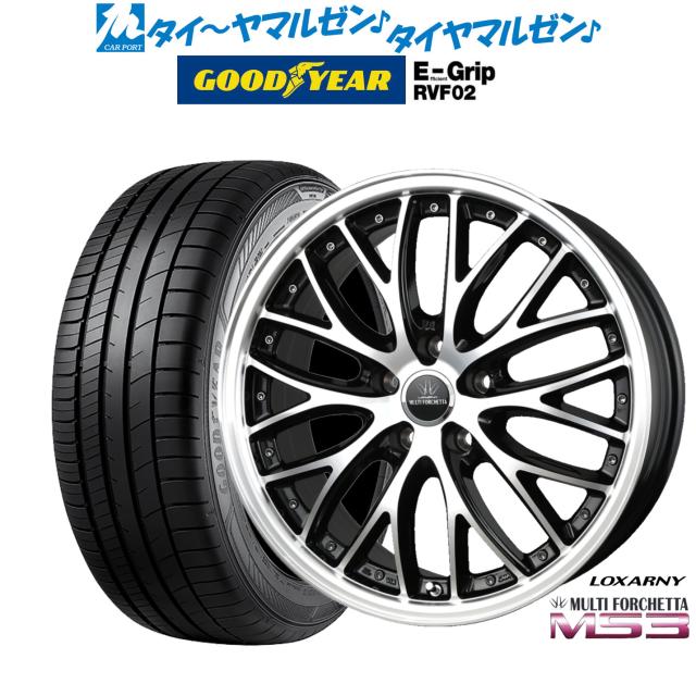 BADX ロクサーニ マルチフォルケッタ MS3 19インチ 8.0J グッドイヤー エフィシエント グリップ RVF02 225/40R19 サマータイヤ ホイール4本セット 103,000円