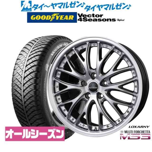 BADX ロクサーニ マルチフォルケッタ MS3 18インチ 7.5J グッドイヤー VECTOR ベクター 4Seasons ハイブリッド  225/50R18 サマータイヤ の通販はau PAY マーケット - カーポートマルゼン | au PAY マーケット－通販サイト