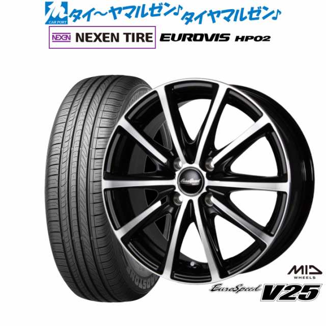 MID ユーロスピード V25 14インチ 4.5J NEXEN ネクセン ロード