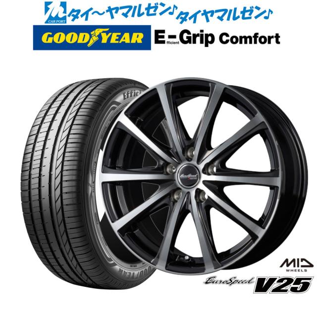 サマータイヤ ホイール4本セット MID ユーロスピード D.C.52 ヨコハマ BluEarth ブルーアース (RV-03) 225/50R18 サマータイヤ ホイール4本セット 165⁄65R14 14インチ 4H100 MID ユーロ