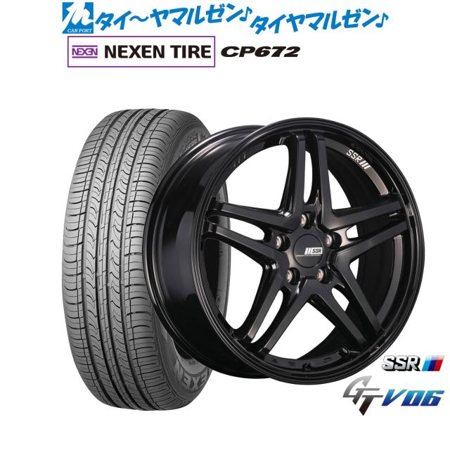 タナベ SSR GT V06 17インチ 7.0J NEXEN ネクセン CP672 215/60R17 サマータイヤ ホイール4本セット