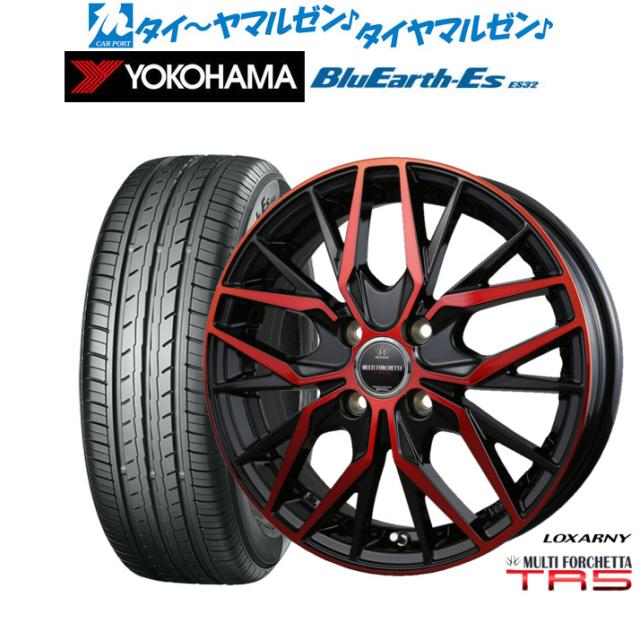 BADX ロクサーニ マルチフォルケッタ TR5 16インチ 5.5J ヨコハマ BluEarth-ES ブルーアースイーエス ES32 165/50R16 サマータイヤ ホイール4本セットの通販は