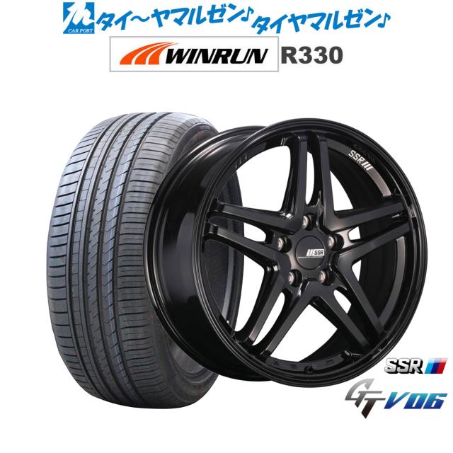 タナベ SSR GT V06 17インチ 7.0J WINRUN ウインラン R330 215/55R17 サマータイヤ ホイール4本セット