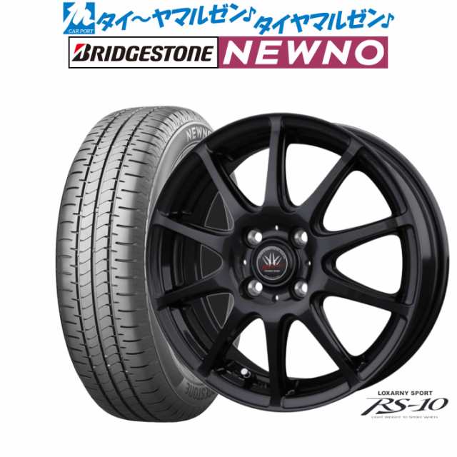 BADX ロクサーニスポーツ RS-10 13インチ 4.0J ブリヂストン NEWNO ニューノ 145/80R13 サマータイヤ ホイール4本セット