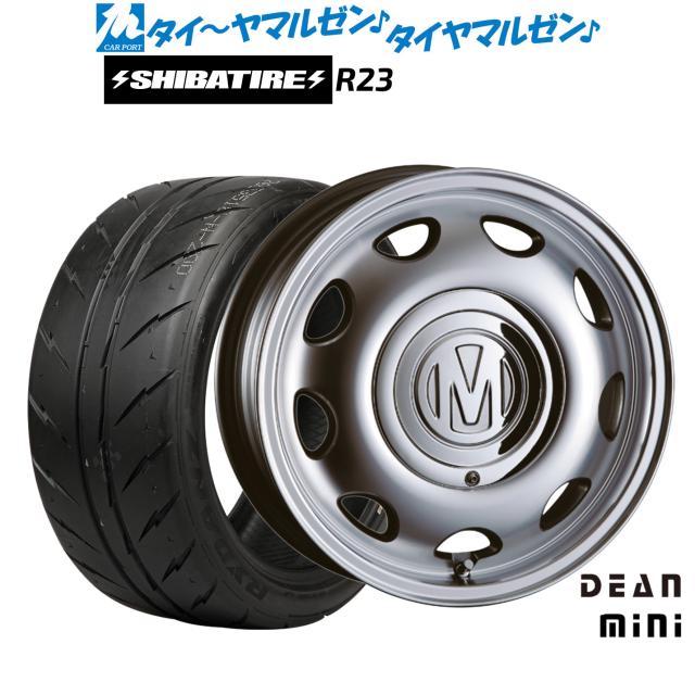 クリムソン ディーン ミニ 14インチ 5.0J SHIBATIRE シバタイヤ 300 (R23) 165/55R14 サマータイヤ ホイール4本セット