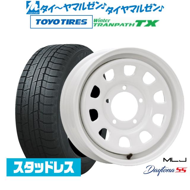 MLJ デイトナ SS 16インチ 5.5J トーヨータイヤ ウィンタートランパス TX 215/70R16 スタッドレスタイヤ ホイール4本セット 126,200円
