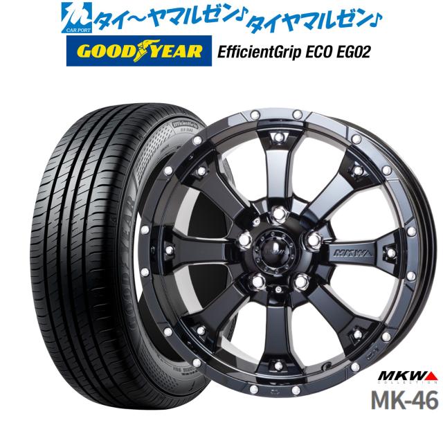 MKW MK46 ホイール ブラック4本セット