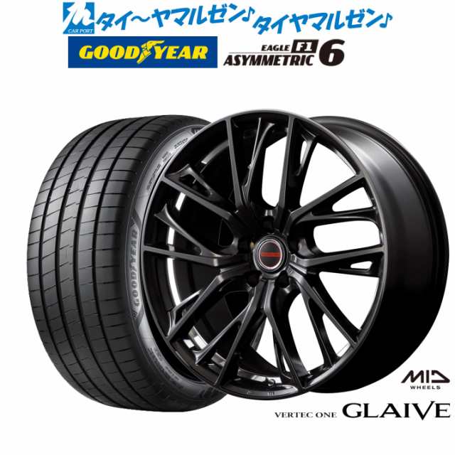 MID ヴァーテック ワン グレイブ 19インチ 8.0J グッドイヤー イーグル F1 アシメトリック6 245/40R19 サマータイヤ ホイール4本セットの通販は