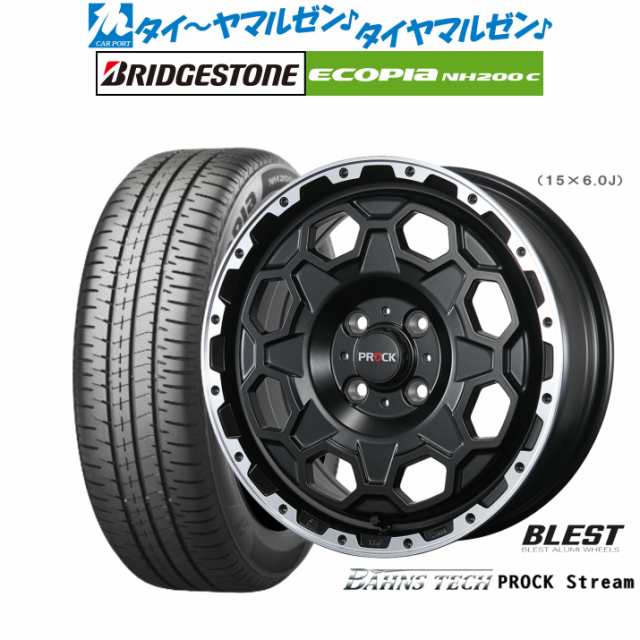 ニューレイトン バーンズテック プロックストリーム 14インチ 5.0J ブリヂストン ECOPIA エコピア NH200C 165/65R14 サマータイヤ ホイール4本セットの通販は 107,300円