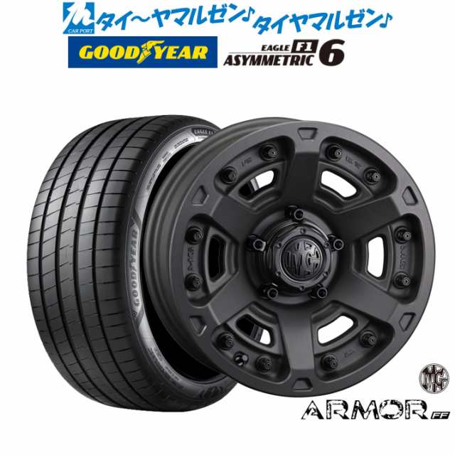 クリムソン MG アーマー FF 17インチ 7.0J グッドイヤー イーグル F1 アシメトリック6 225/50R17 サマータイヤ ホイール4本セットの通販は