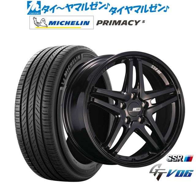 タナベ SSR GT V06 18インチ 8.0J ミシュラン プライマシー プライマシー5 225/45R18 サマータイヤ ホイール4本セット