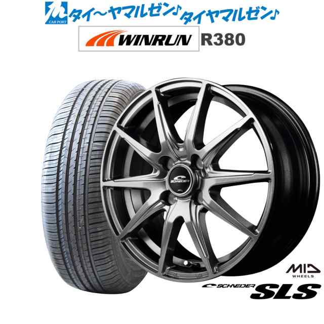 MID シュナイダー SLS 14インチ 4.5J WINRUN ウインラン R380 155/65R14 サマータイヤ ホイール4本セット