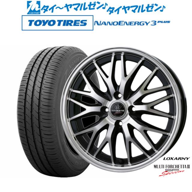 BADX ロクサーニ マルチフォルケッタ２ SP-SPECTOR 17インチ 6.5J トーヨータイヤ NANOENERGY ナノエナジー 3プラス 215/40R17 サマータイヤ ホイール4本セット