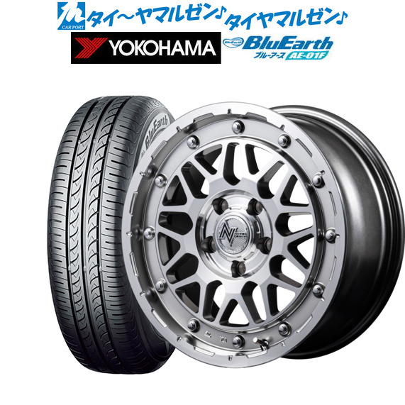 MID ナイトロパワー M29 スティンガー 14インチ 4.5J ヨコハマ BluEarth ブルーアース (AE-01F) 165/70R14 サマータイヤ ホイール4本セット