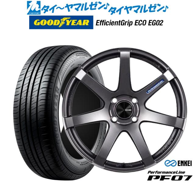 エンケイ PF07 15インチ 5.0J グッドイヤー エフィシエント