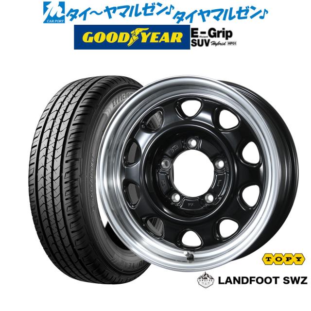 タイヤ・ホイール A トピー ランドフット SWZ 15インチ 5.5J グッドイヤー エフィ