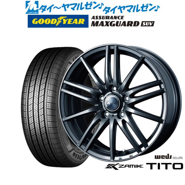 ウェッズ ザミック ティート 16インチ 6.5J グッドイヤー ASSURANCE アシュアランス MAXGUARD SUV 215/70R16 サマータイヤ ホイール4本セット