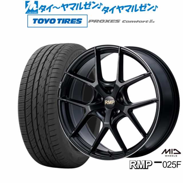 MID RMP 025F 18インチ 8.0J トーヨータイヤ プロクセス PROXES Comfort 2s (コンフォート 2s) 215/45R18 サマータイヤ ホイール4本セットの通販は