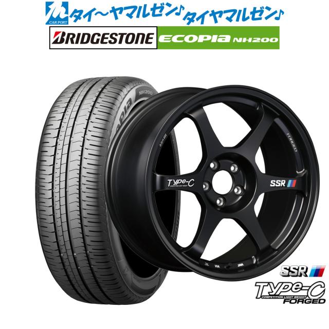 タナベ SSR Type-C FORGED 17インチ 7.5J ブリヂストン ECOPIA エコピア NH200 215/50R17 サマータイヤ ホイール4本セット 194,400円