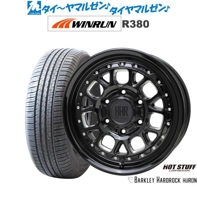 ホットスタッフ バークレイハードロック ヒューロン 16インチ 6.5J WINRUN ウインラン R380 215/65R16 サマータイヤ ホイール4本セット