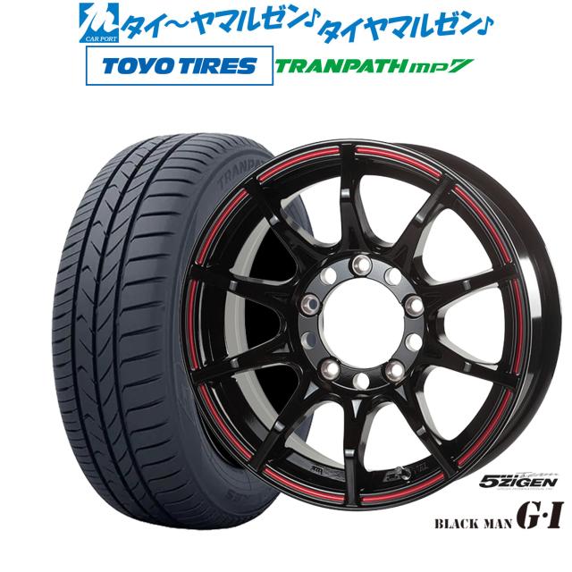 5ZIGEN ゴジゲン ブラックマン ジーアイ 16インチ 5.5J トーヨータイヤ トランパス TRANPATH mp7 215/65R16 サマータイヤ ホイール4本セット