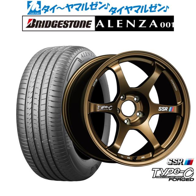 タナベ SSR Type-C FORGED 18インチ 8.5J ブリヂストン ALENZA アレンザ 001 235/50R18 サマータイヤ ホイール4本セット