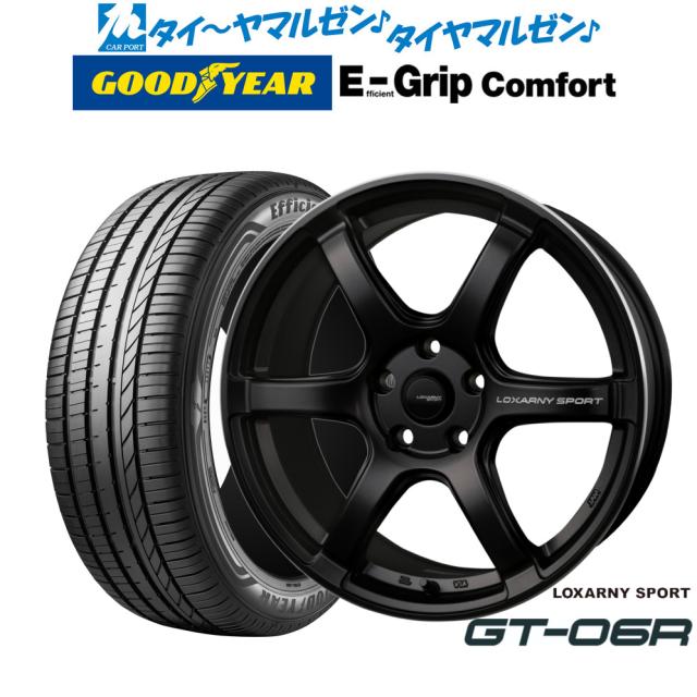 BADX ロクサーニスポーツ GT-06R 18インチ 7.5J グッドイヤー エフィ