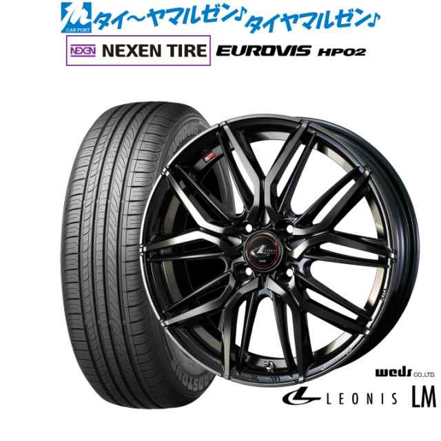 ウェッズ レオニス LM 16インチ 6.0J NEXEN ネクセン ロードストーン ユーロビズ HP02 215/65R16 サマータイヤ ホイール4本セット