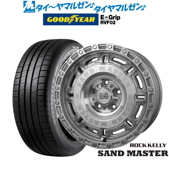 BADX ロックケリー ROCK KELLY SAND MASTER(サンドマスター) 16インチ 7.0J グッドイヤー エフィシエント グリップ RVF02 205/60R16 サマータイヤ ホイール4本セット 86,075円